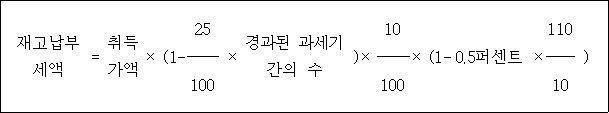 법령 계산식·도표
